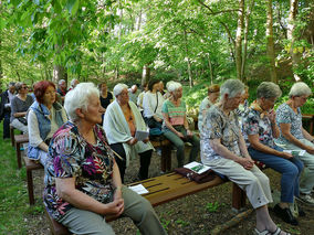 Maiandacht in der Fatima Grotte (Foto: Karl-Franz Thiede)